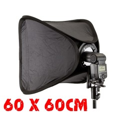 Easy-Folder Softbox Kit 60x60cm For Camera Flash